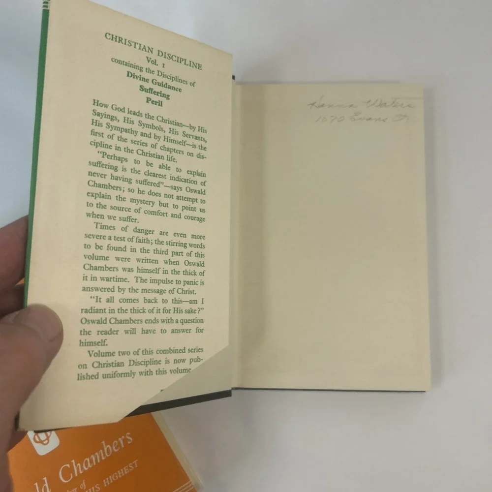 Christian Discipline‎ Vol 1 & 2 by Oswald Chambers Read